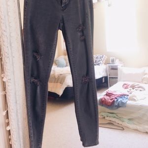 PACSUN distressed stretch jeans